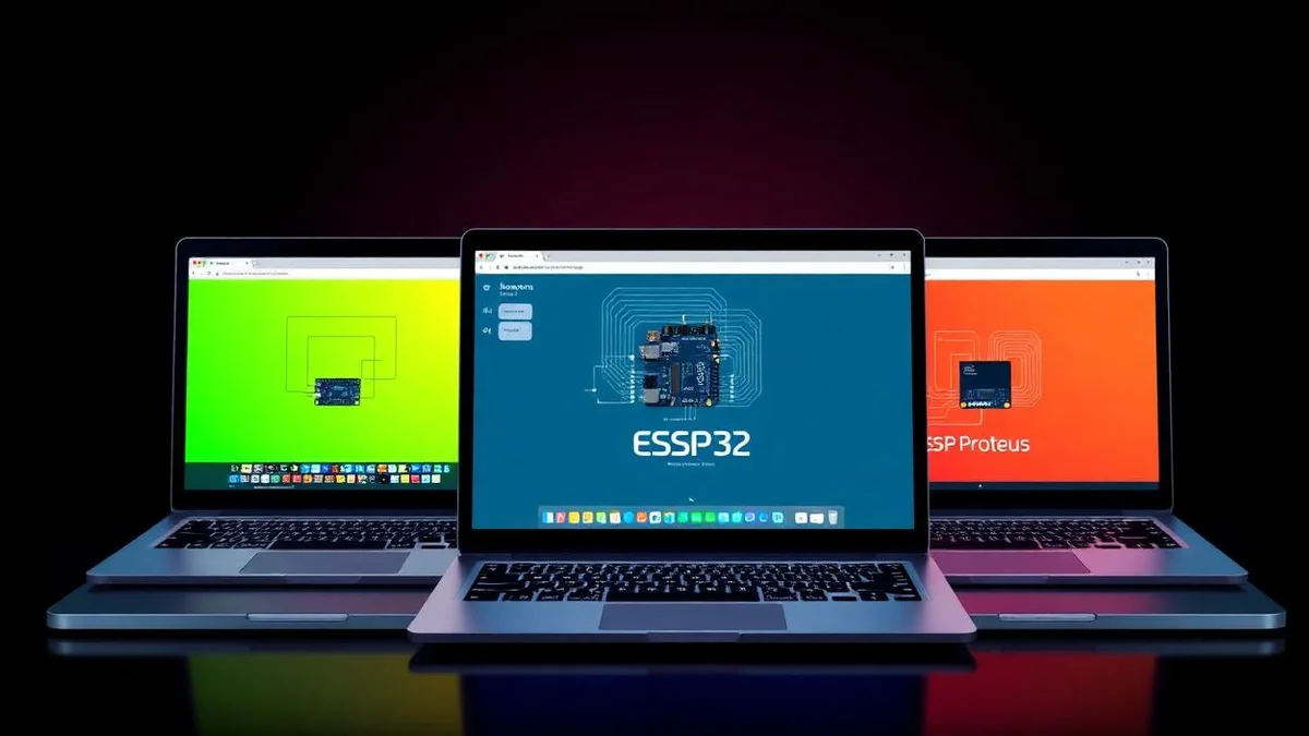 Wokwi, Proteus and Tinkercad ESP32 simulator comparison for Arduino ESP32