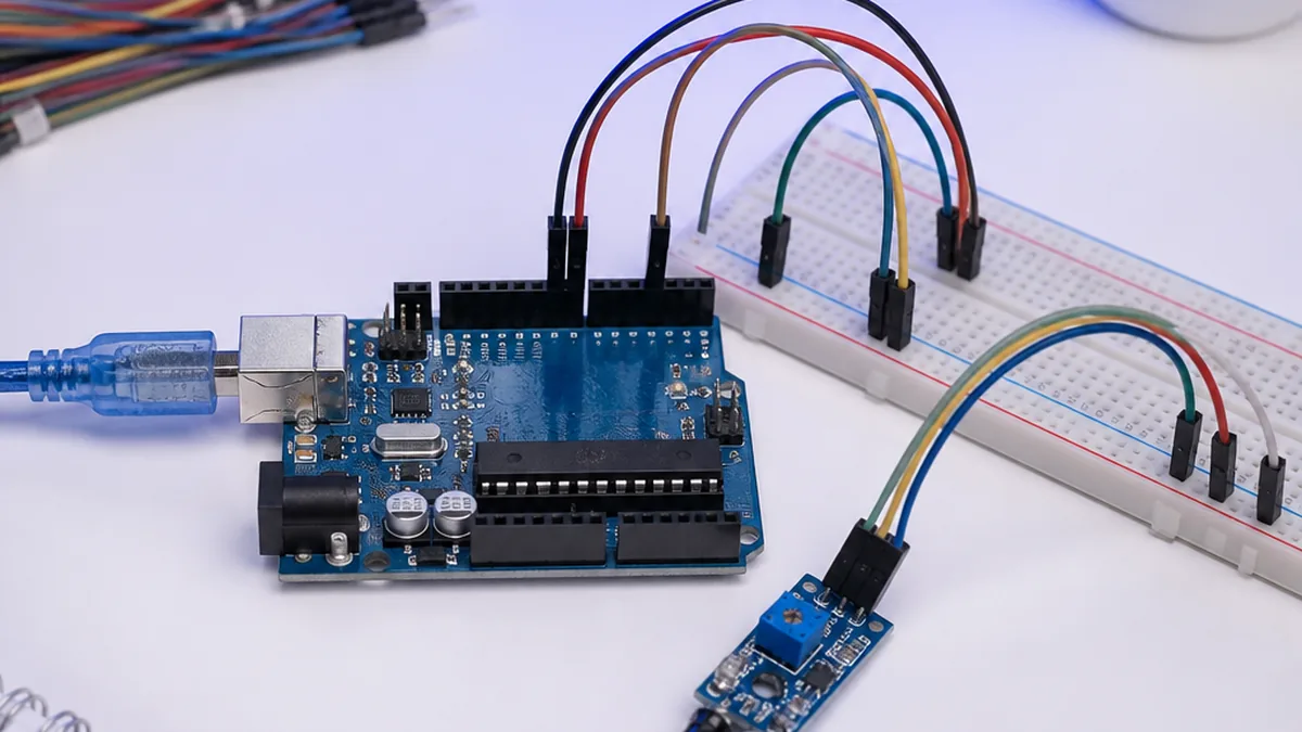 [Interfacing IR Sensor Module with Arduino](https://circuitdigest.com/microcontroller-projects/interfacing-ir-sensor-module-with-arduino) — Arduino UNO tutorial cover image
