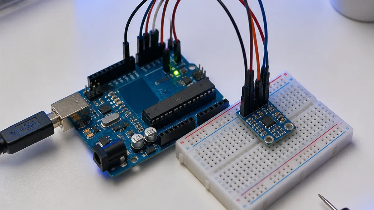 Arduino MPU6050 Sensor Module — Arduino UNO tutorial cover image