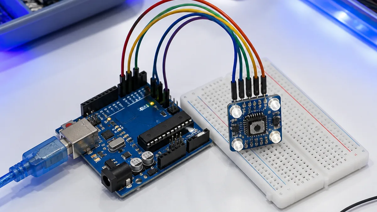 [Interfacing 16x2 LCD with Arduino](https://circuitdigest.com/microcontroller-projects/interfacing-16x2-lcd-with-arduino) — Arduino UNO tutorial cover image