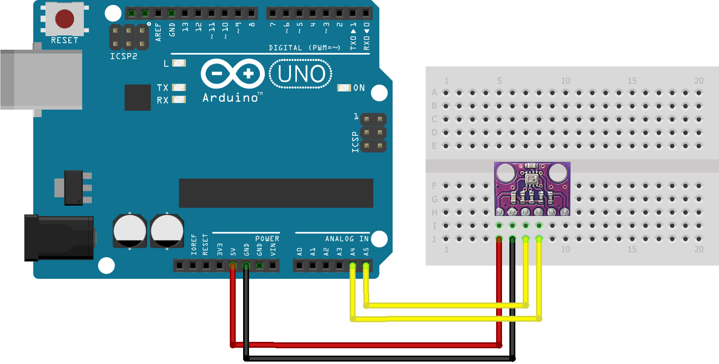 Interfacing BMP280 Sensor with Arduino — overview