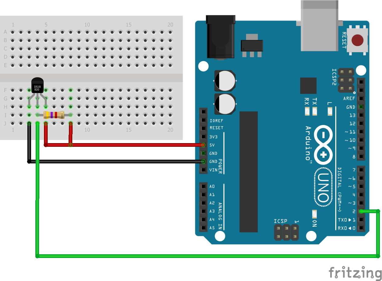 [How Does a DS18b20 Temperature Sensor Work and how to Interface it with Arduino](https://circuitdigest.com/microcontroller-projects/interfacing-ds18b20-sensor-with-arduino) — overview