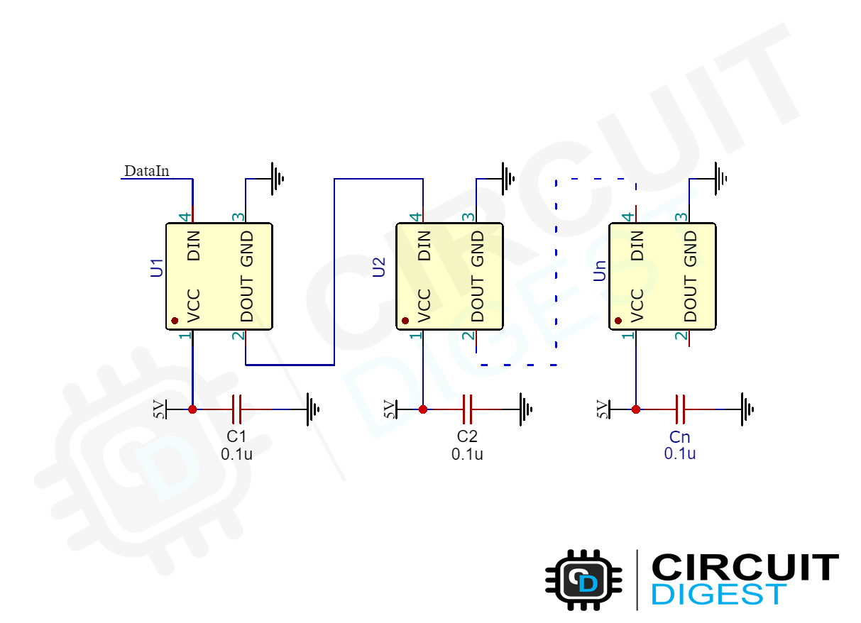 Interfacing Addressable RGB LED with Arduino — overview