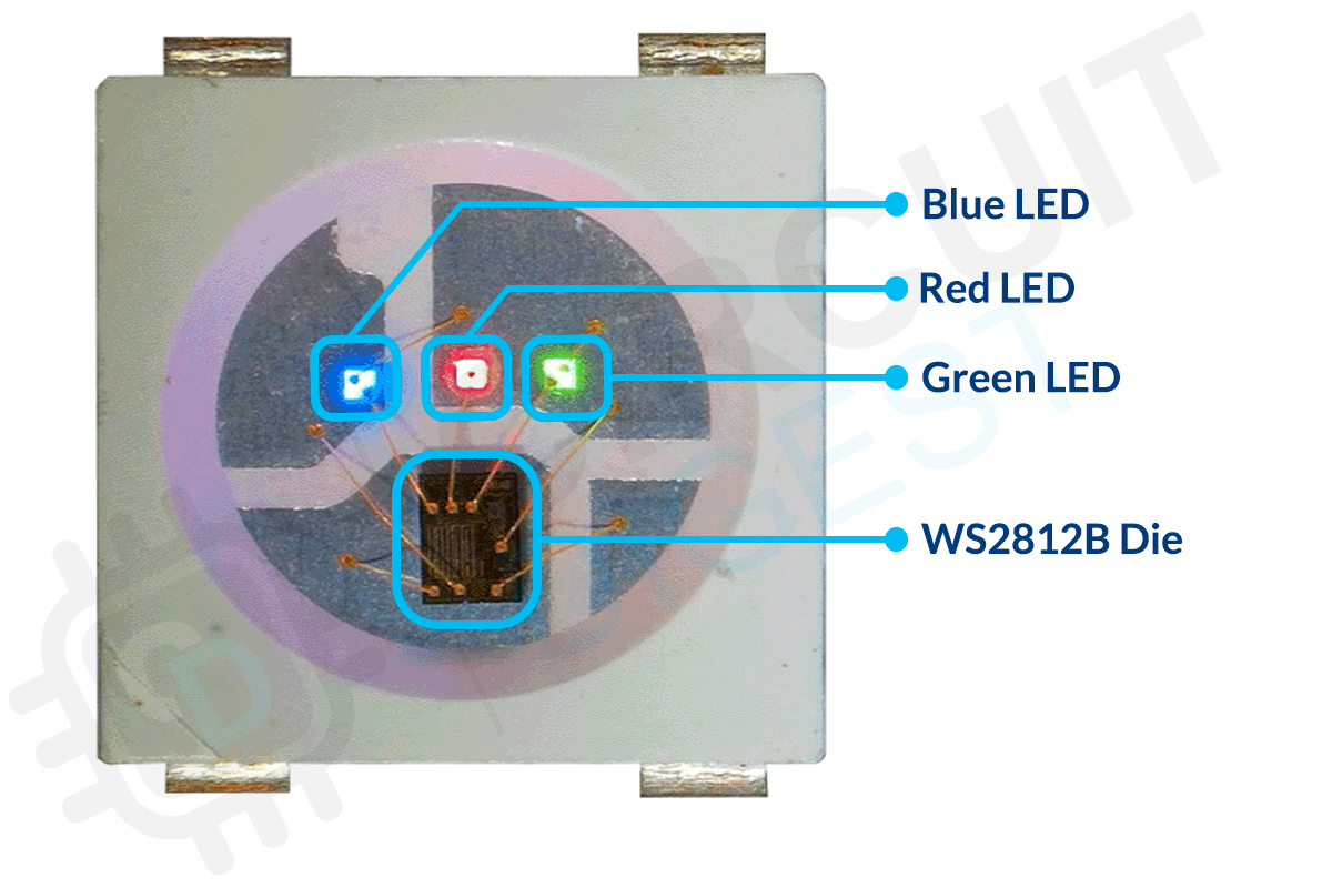 Interfacing Addressable RGB LED with Arduino — reference image
