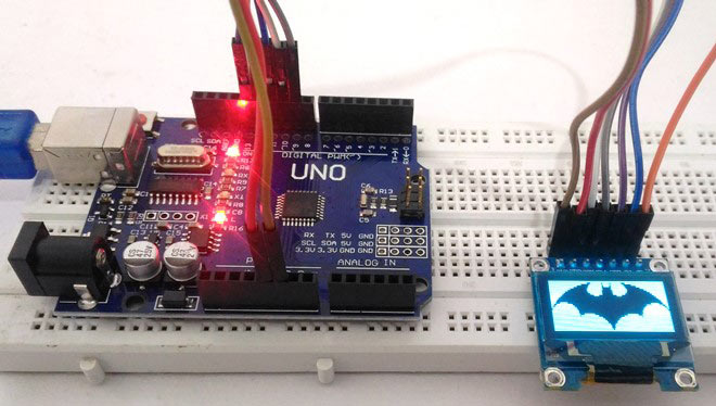 Interfacing OLED Display with Arduino — overview
