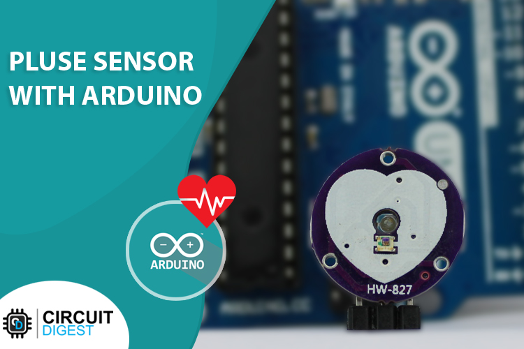 Pulse Sensor with Arduino — wiring diagram